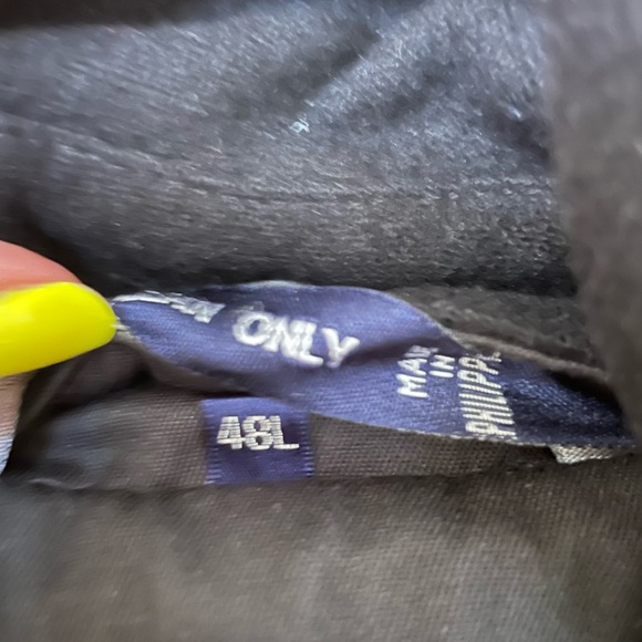 Perusal men’s black trench coat size 48L - Picture 4 of 5